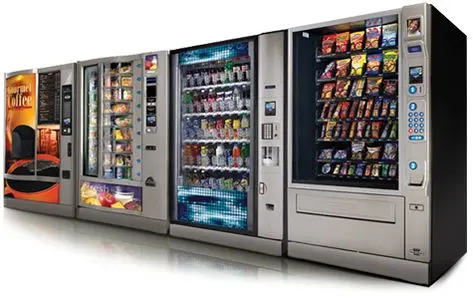 Row of Vending Machines