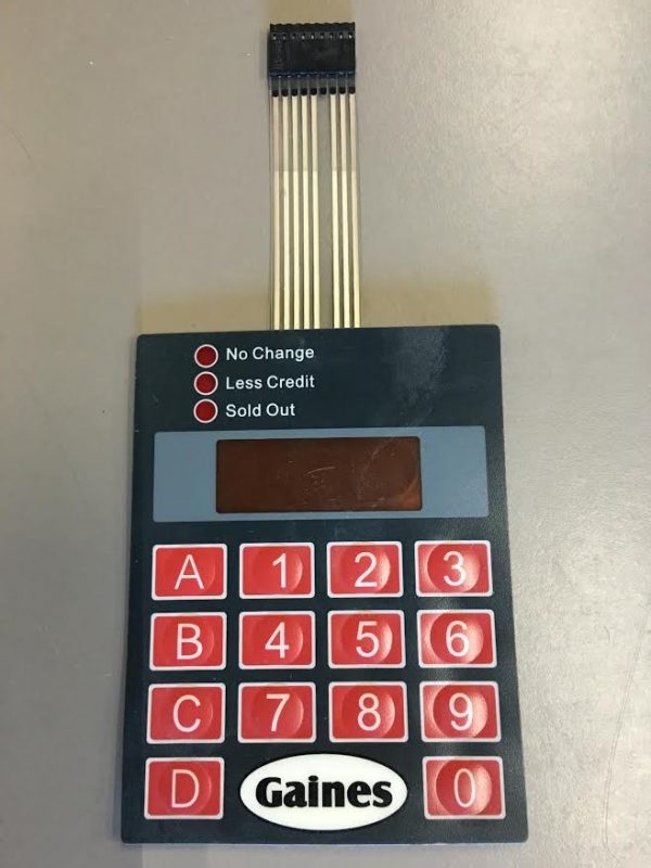 GAINES VM750 A KEYPAD COMBO VENDING MACHINE