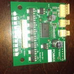 9 CHANNEL BOARD (SNACK MOTOR CONTROL BOARD)