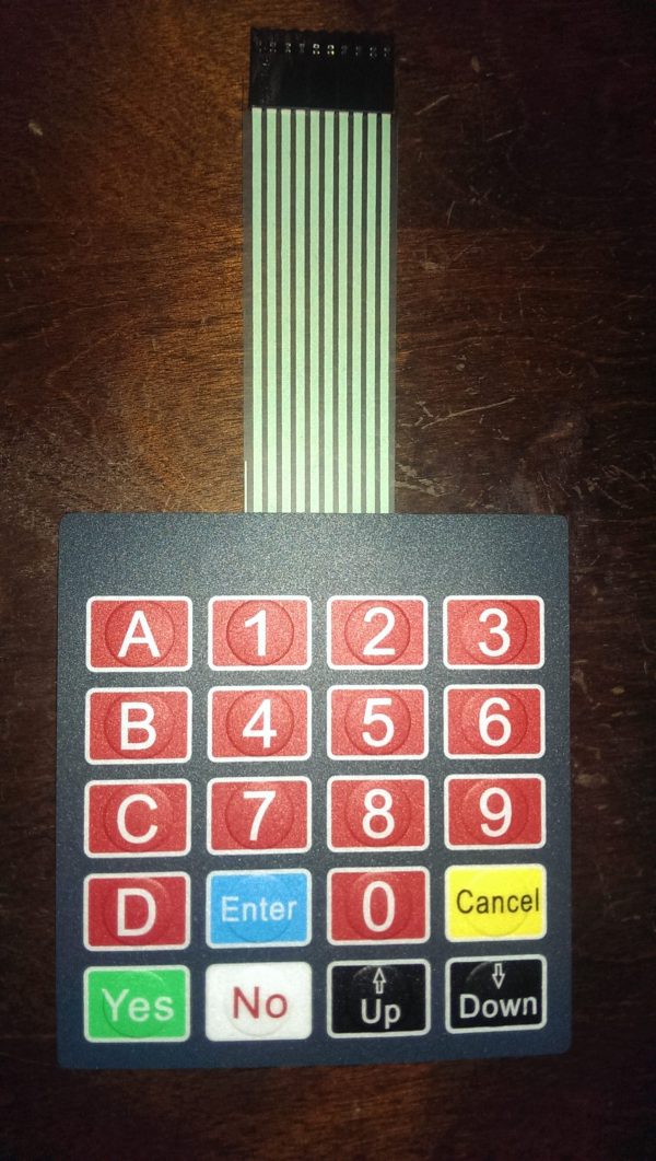 RS800 / RC800 / 750 B MODEL KEYPAD