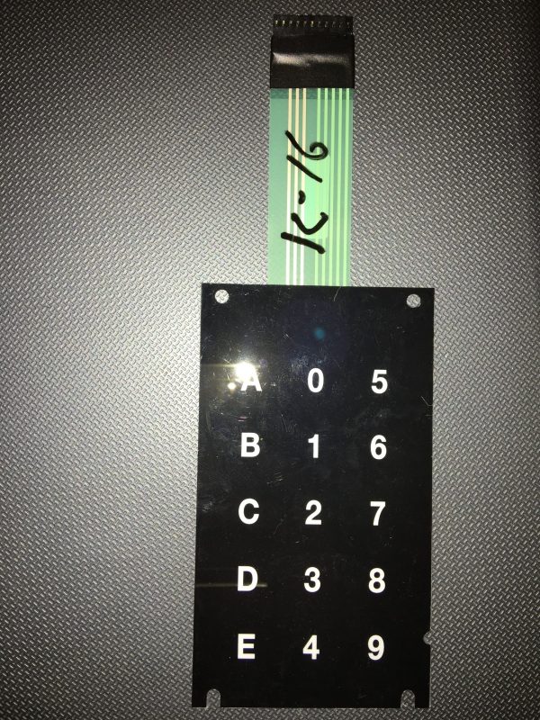 RPD KEYPAD FOR COMBO VENDING MACHINE