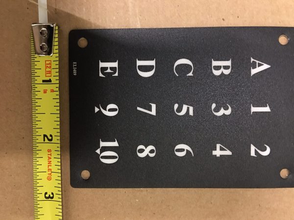 SEAGA BLACK AND WHITE KEYPAD 3"W X  4 L" - Image 2