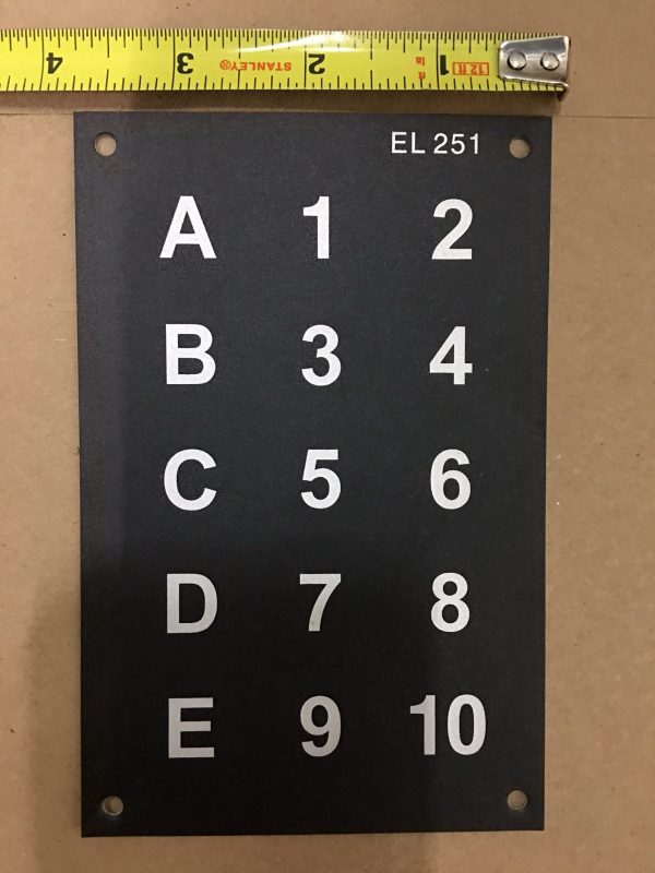 SEAGA BLACK AND WHITE KEYPAD 4"W X 7"L